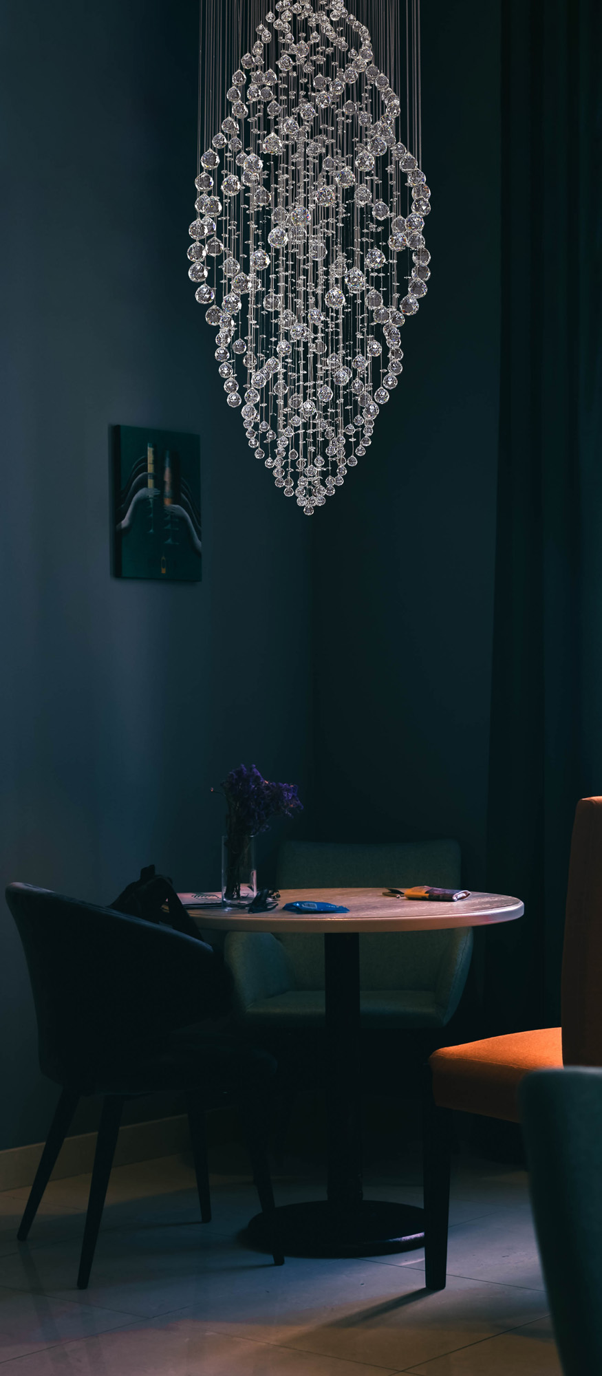 Colorado Crystal Ceiling Lights Diyas Statement Crystal Fittings